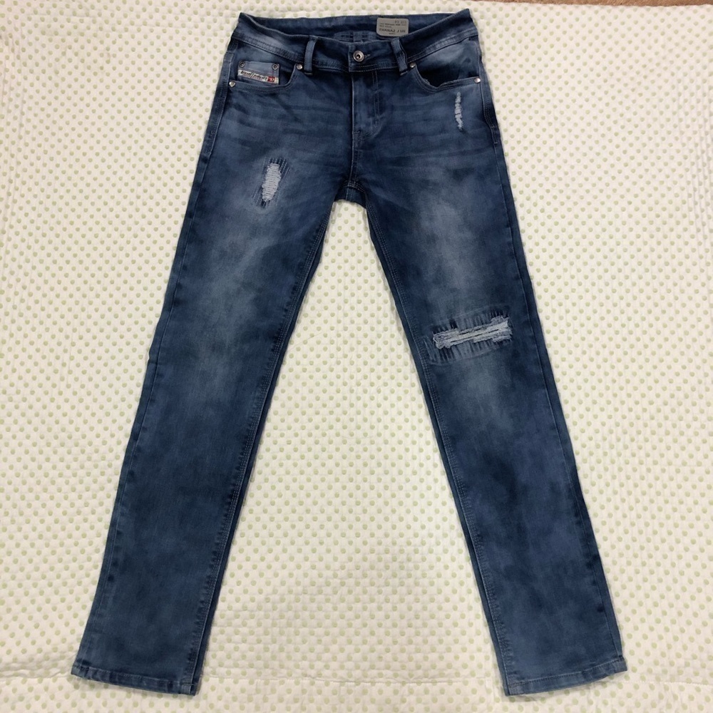DIESEL KID THANAZ GIRLS SKINNY TRENDY JEANS SIZE 14